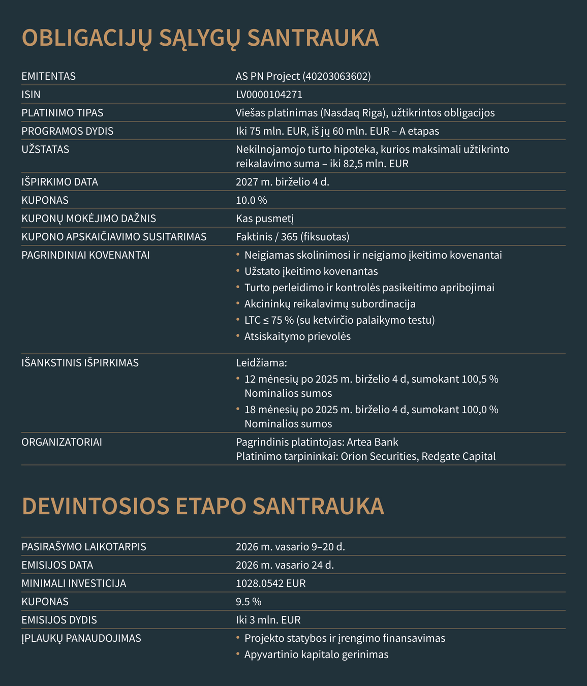 Pagrindinė informacija